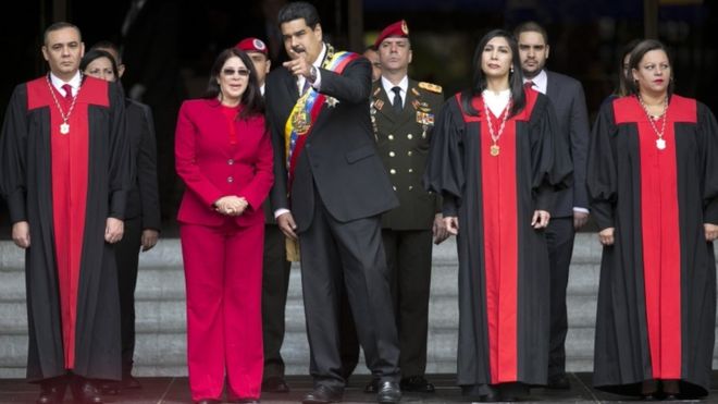 Opposition attacks Maduro over Supreme Court address