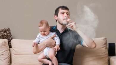 Do children inherit drug protection from parents exposed to nicotine or drugs?