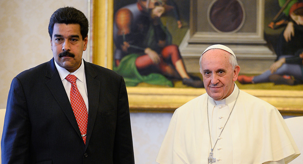 Maduro wants to involve the Pope in talks with opposition