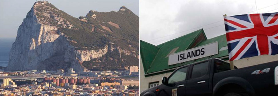 The Falklands and Gibraltar:  founded similarities or unexpected coincidence?