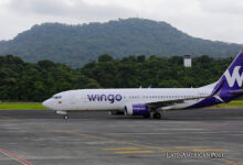 Avión de la aerolínea Wingo