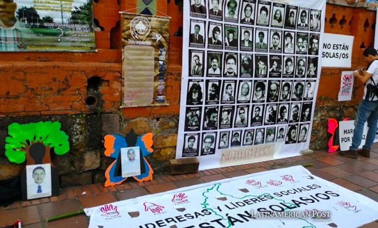 Memorial de líderes sociales asesinados en Cali, Colombia
