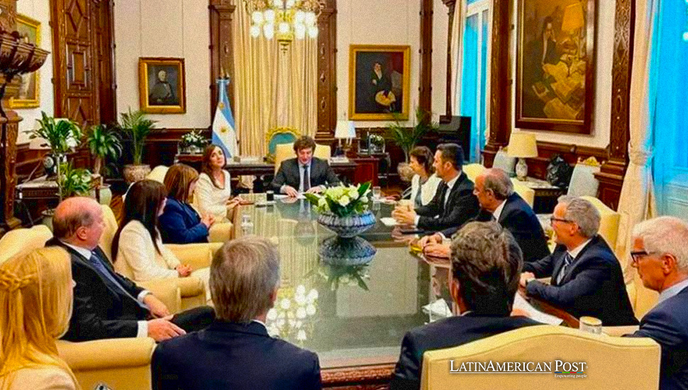 Gabinete argentino se reúne para barbacoa previa a Davos