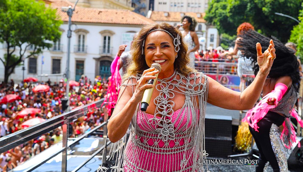 Daniela Mercury deslumbra o Brasil com seu primeiro desfile no Carnaval do Rio