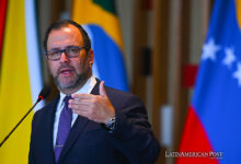 El ministro de Relaciones Exteriores de Venezuela, Yván Gil