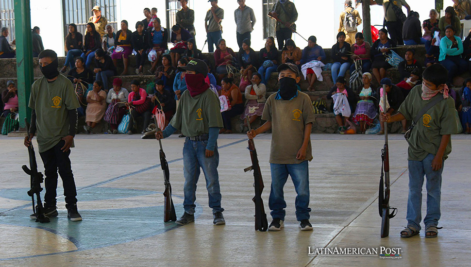 Children in the Mexican State of Guerrero Armed for Self-Defense Against Organized Crime