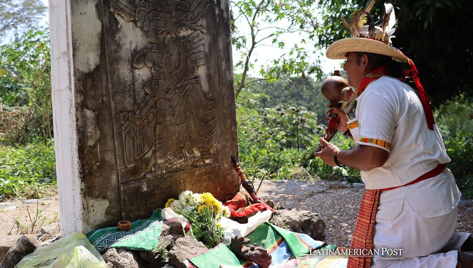 Ritual indígena Maya Mam busca la paz en medio de la violencia en Chiapas, México