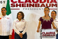 La candidata presidencial del oficialismo mexicano, Claudia Sheinbaum