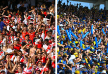 Hinchas de Boca Junnors y River Plate