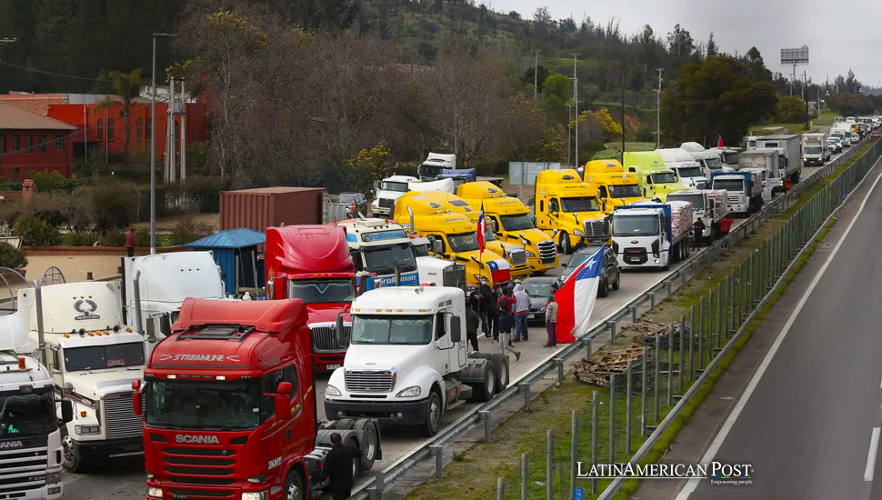 Security Concerns Halt Chilean Truckers, Impacting National Business