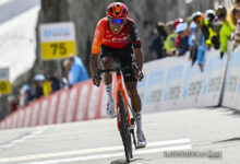 Egan Bernal from Colombia of Ineos Grenadiers competes in the Tour de Suisse's fourth stage
