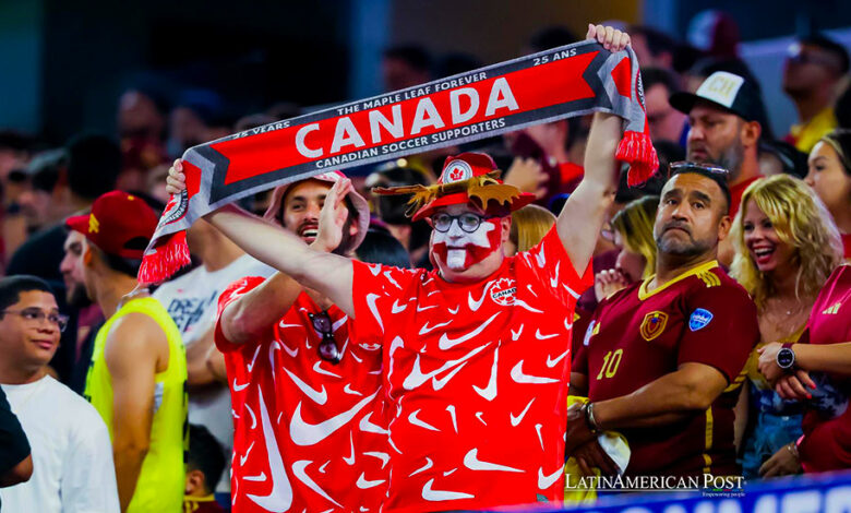 La potencia del hockey Canadá sorprende a América Latina en un histórico viaje futbolístico