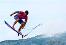 El momento icónico del surf olímpico del brasileño Gabriel Medina