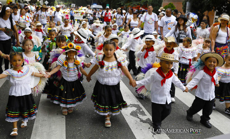 Children’s Parade Highlights Medellín’s Flower Festival Tradition