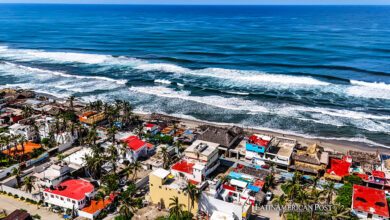 Fotografía de la playa 'Pie de la Cuesta', en Acapulco (México)