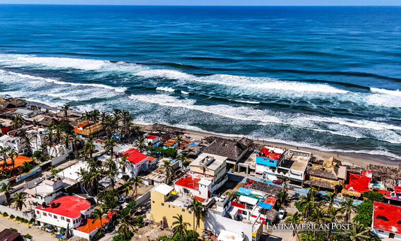 Fotografía de la playa 'Pie de la Cuesta', en Acapulco (México)