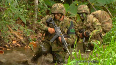 Los soldados de élite de Colombia entrenados para la guerra en la jungla