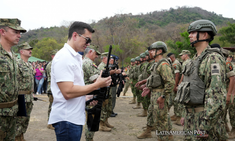 Ecuador’s Armed Forces Reclaim Confiscated Weapons to Combat Crime