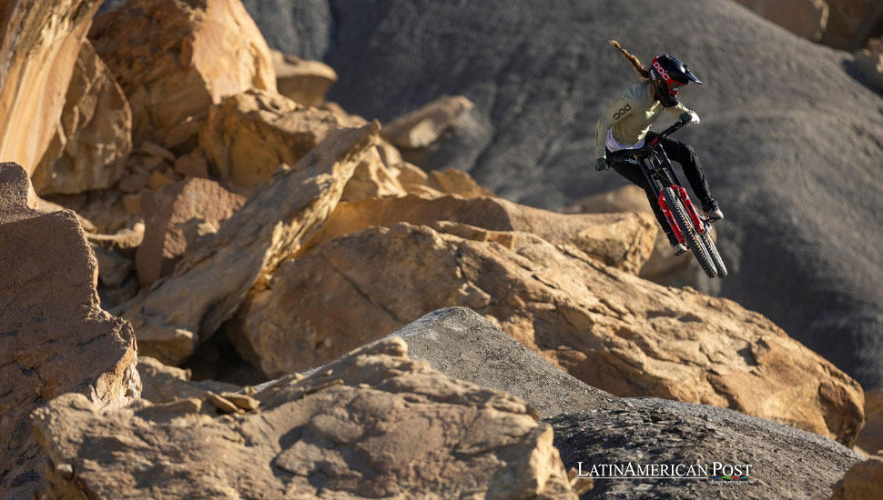 La latina pionera en la élite del ciclismo de montaña