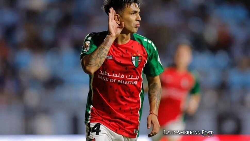 El club de fútbol chileno Palestino estrena camiseta con motivo de Gaza