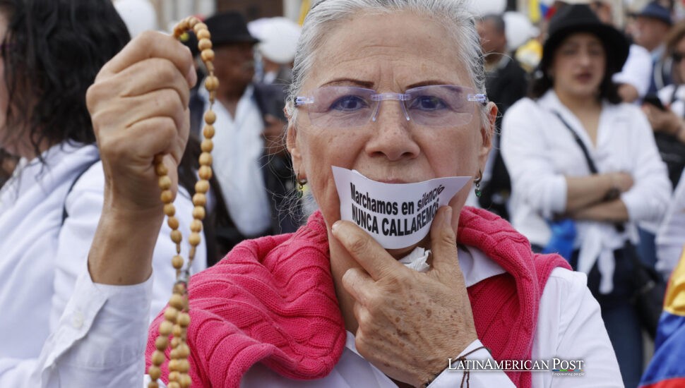 Colombians Protest Calmly As Rebel Attacks Jolt Election Season Colombians Protest Calmly As Rebel Attacks Jolt Election Season