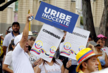 Colombia’s Streets Erupt as Uribe’s Supporters Turn Verdict Into a Rallying Cry