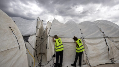 Un hospital de campaña español devuelve la vida a la atención sanitaria en Falmouth, Jamaica Un hospital de campaña español devuelve la vida a la atención sanitaria en Falmouth, Jamaica
