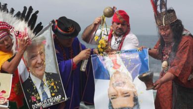 Chamanes peruanos leen el poder y los sismos desde la cima desnuda de Lima