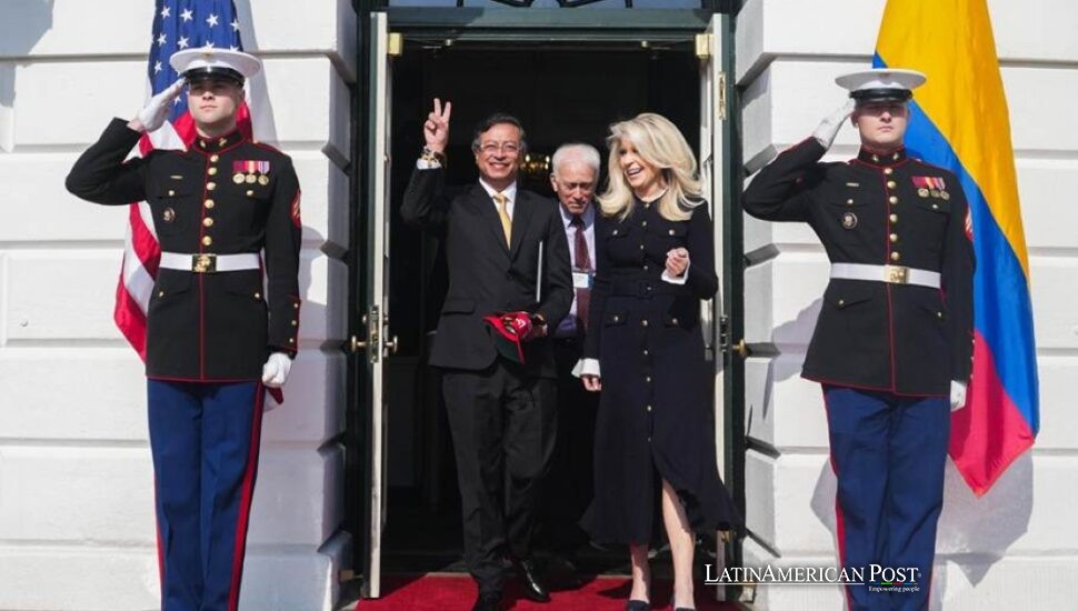 Colombian Petro Walks Away from Trump Meeting with a MAGA Hat