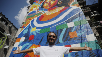 Venezuelan Artist Recycles Bottle Caps Into Hope on Salvadoran Walls