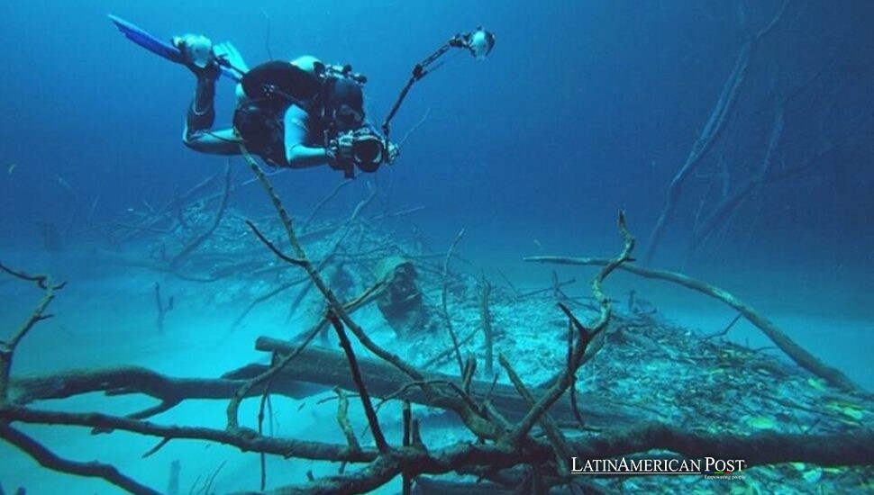 Mexico’s Cenote Angelita Hides a Ghost Cloud Beneath Sacred Waters