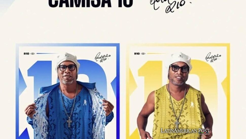 La leyenda brasileña Ronaldinho convierte la Camisa 10 en pasaporte pop al estilo Bad Bunny