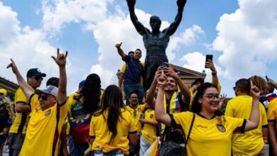 La maldición de Rocky atrapa a los hinchas de Ecuador en el Mundial de Filadelfia La maldición de Rocky atrapa a los hinchas de Ecuador en el Mundial de Filadelfia