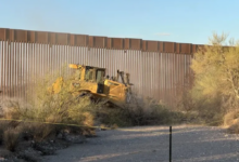 El muro fronterizo de Trump en México traza una línea dura en una tierra viva