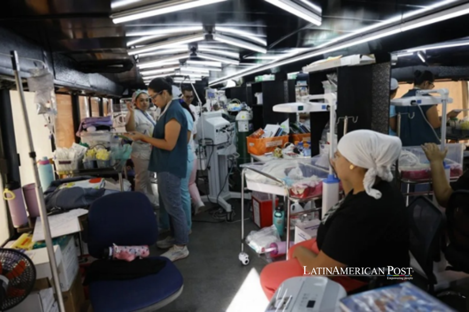 Un autobús de barbería se convierte en salvavidas neonatal tras el terremoto que sacudió los hospitales de Panamá