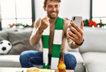 Smartphone showing a blocked online betting site in Brazil following Provisional Measure